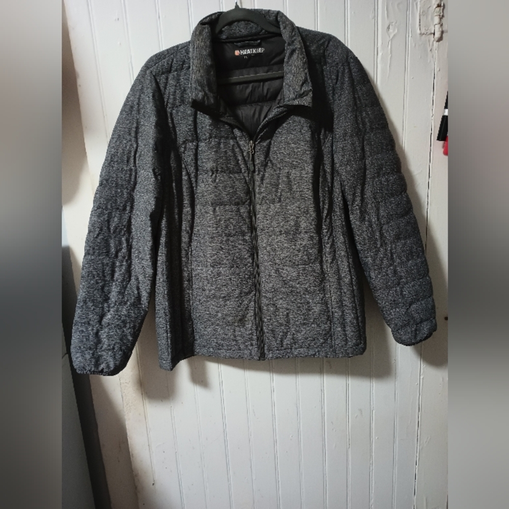 Heatkeep  Men's Gray Quilted Jacket